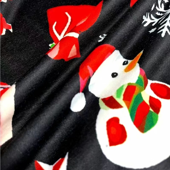 Plus Size Christmas Cardigan,Christmas Print Long Sleeve Open Front - Picture 3 of 3